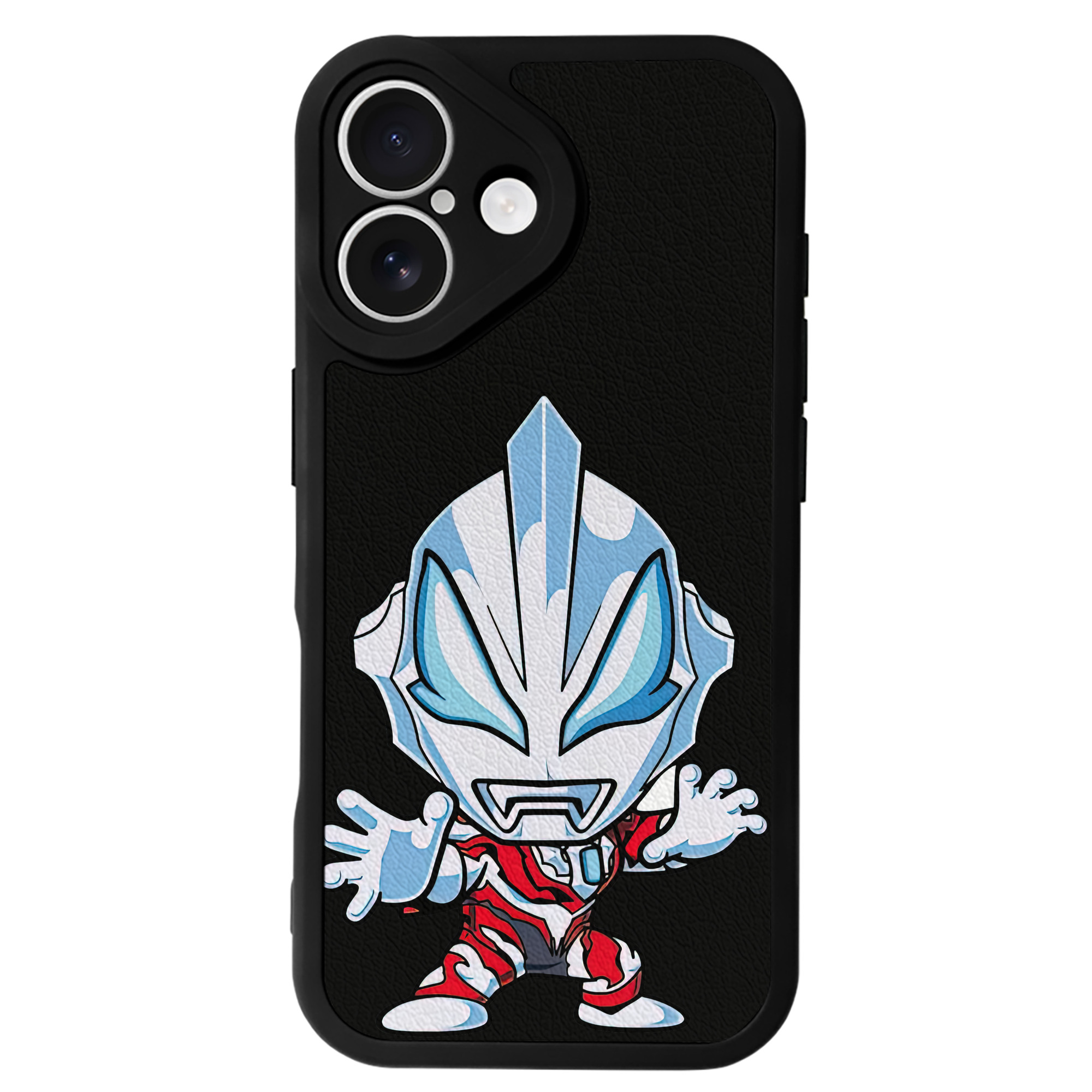 （画像用） ウルトラマン Ultraman 【iPhone 16シリーズ対応】シリコンスマホケース（レザー調） 材質：シリコン